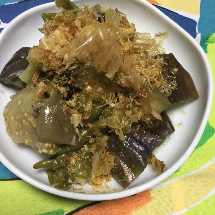 茄子とししとうの煮びたし